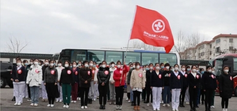 春暖花開，英雄歸來！葫蘆島市第二人民醫(yī)院支援綏中醫(yī)療隊(duì)凱旋而歸~